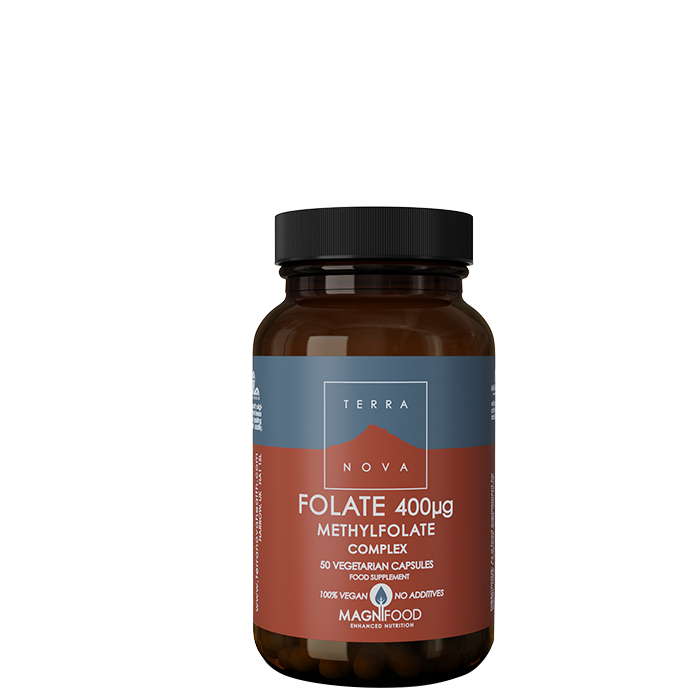 Folate (Methylfolate) 400 ug Complex, 50 kaps