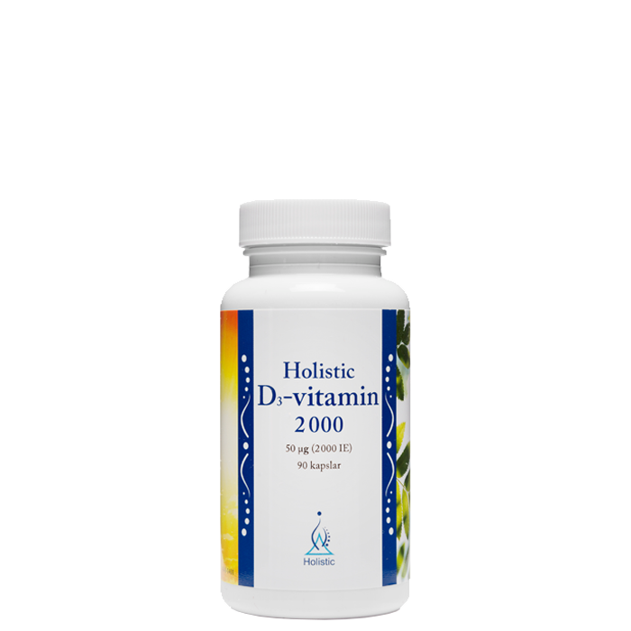 D3-vitamin, 2000 IE, 90 kapslar
