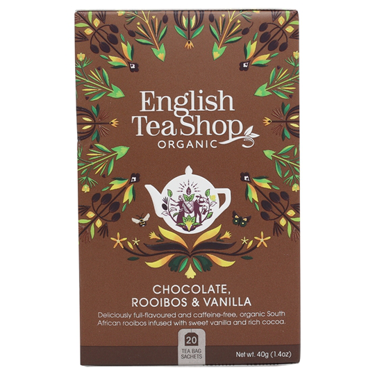 English Tea Shop Choklad, Rooibos & Vanilj 40 g
