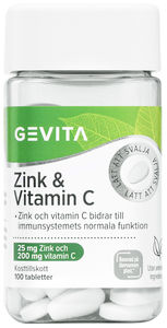 Gevita Zink & Vitamin C 100 st