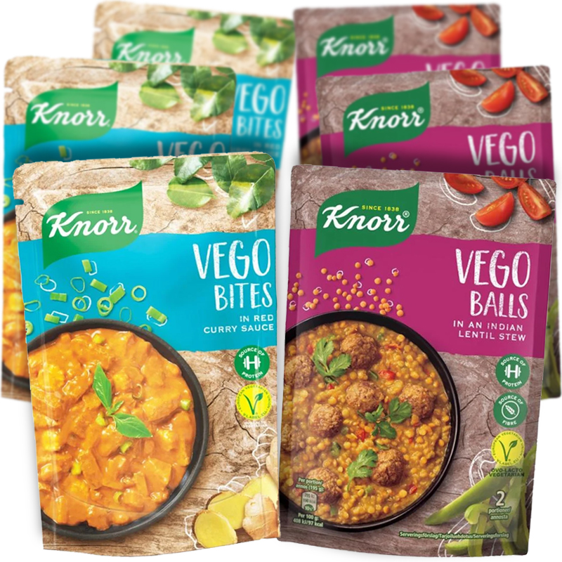 Vegetariska måltider 6-pack - 60% rabatt