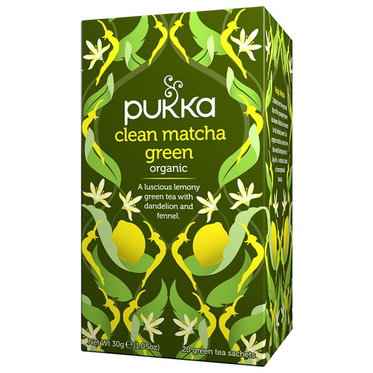 Pukka Herbs Clean Matcha Green, 20 påsar