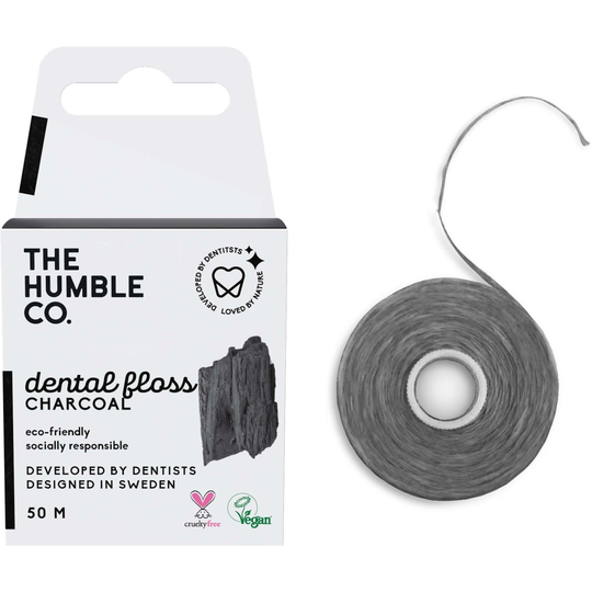 The Humble Co. Dental Floss 50 M Charcoal