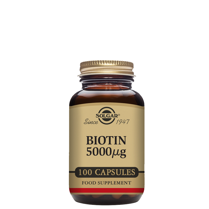 Biotin 5000 mcg, 100 kapslar