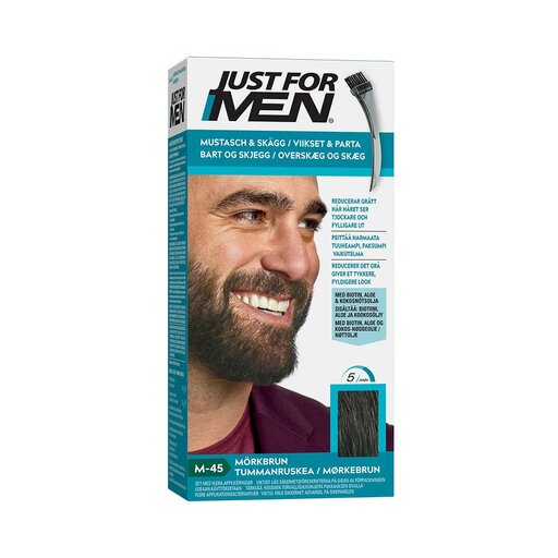 Moustache & Beard Dark Brown