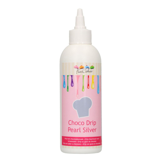 FunCakes Choco Drip Silver - 180 g