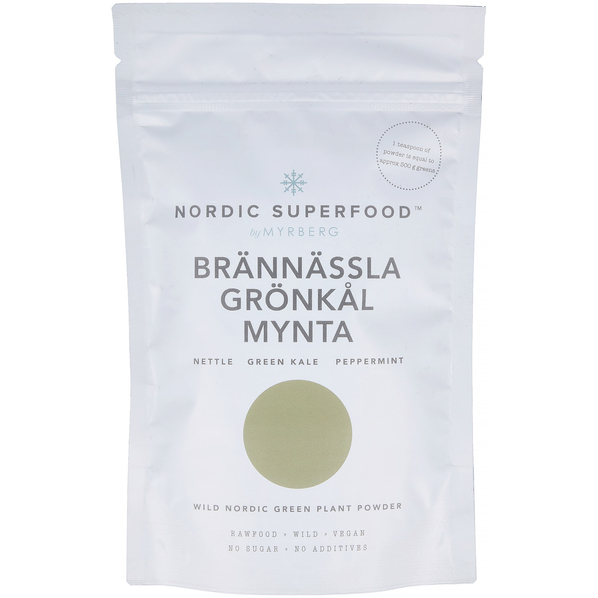 Nordic Superfood by Myrberg Green Brännässla, Grönkål, Mynta