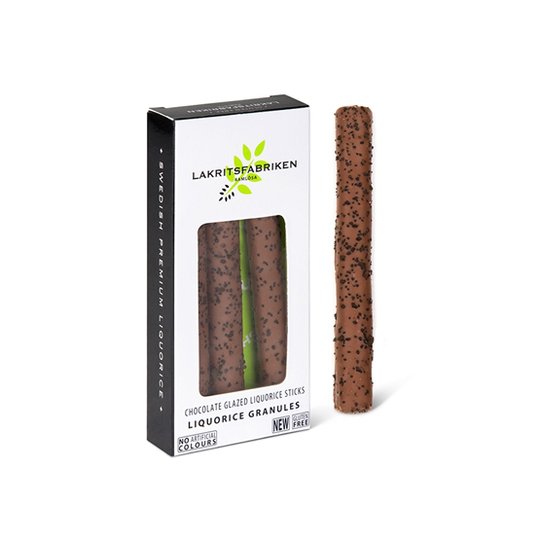 Lakritsfabriken Liquorice Sticks milk Chocolate & Granules 45 g