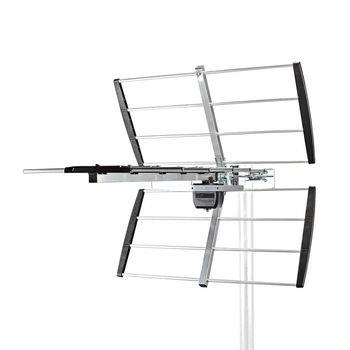 Nedis Utomhusantenn | UHF | Mottagningsområde: -50 km | LTE700 | Förstärkning: 11 dB | 75 Ohm | Antenn längd: 740 mm | ABS / Aluminium
