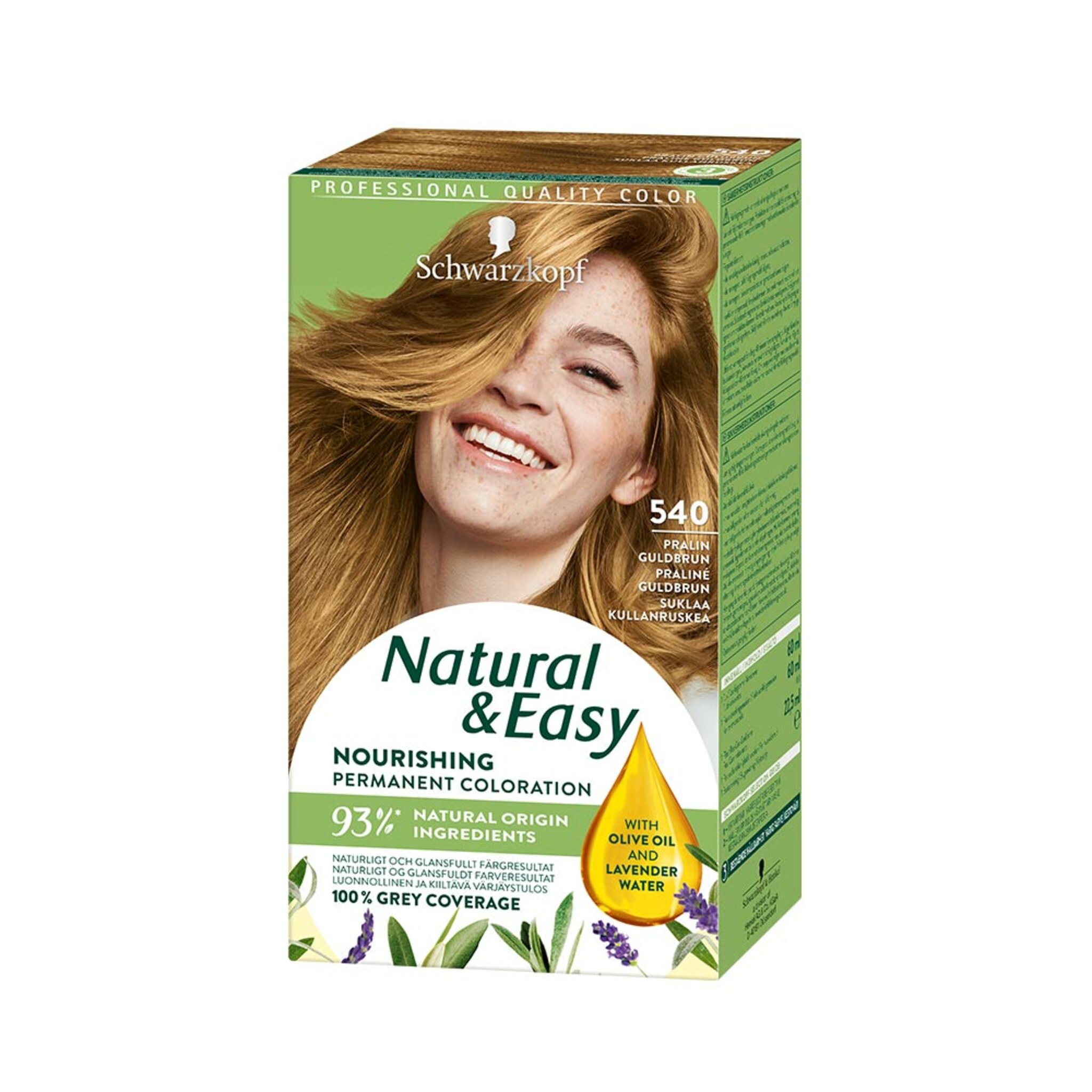 Natural & Easy 540 Pralin Guldbrun, 142,5 ML