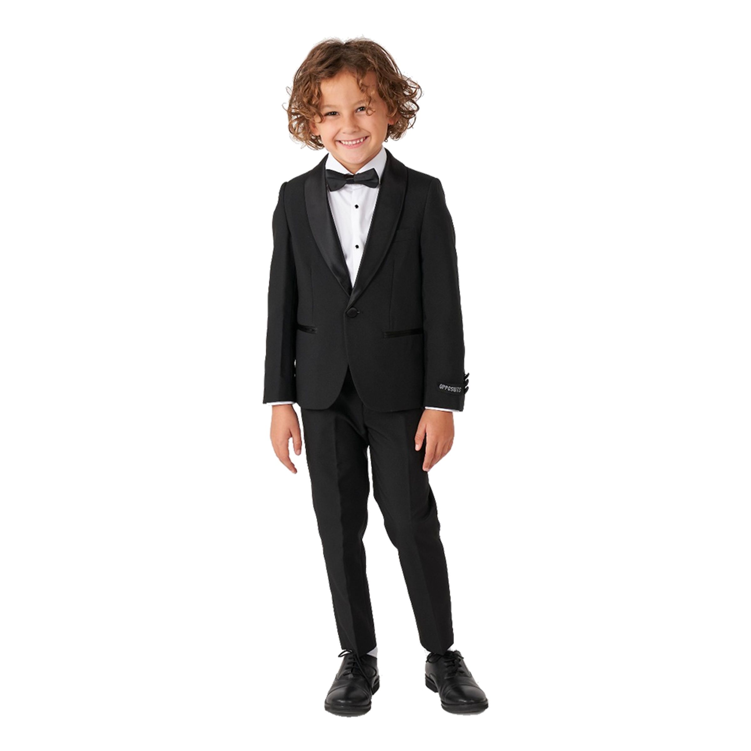 OppoSuits Boys Jet Set Black Smoking - 92/98