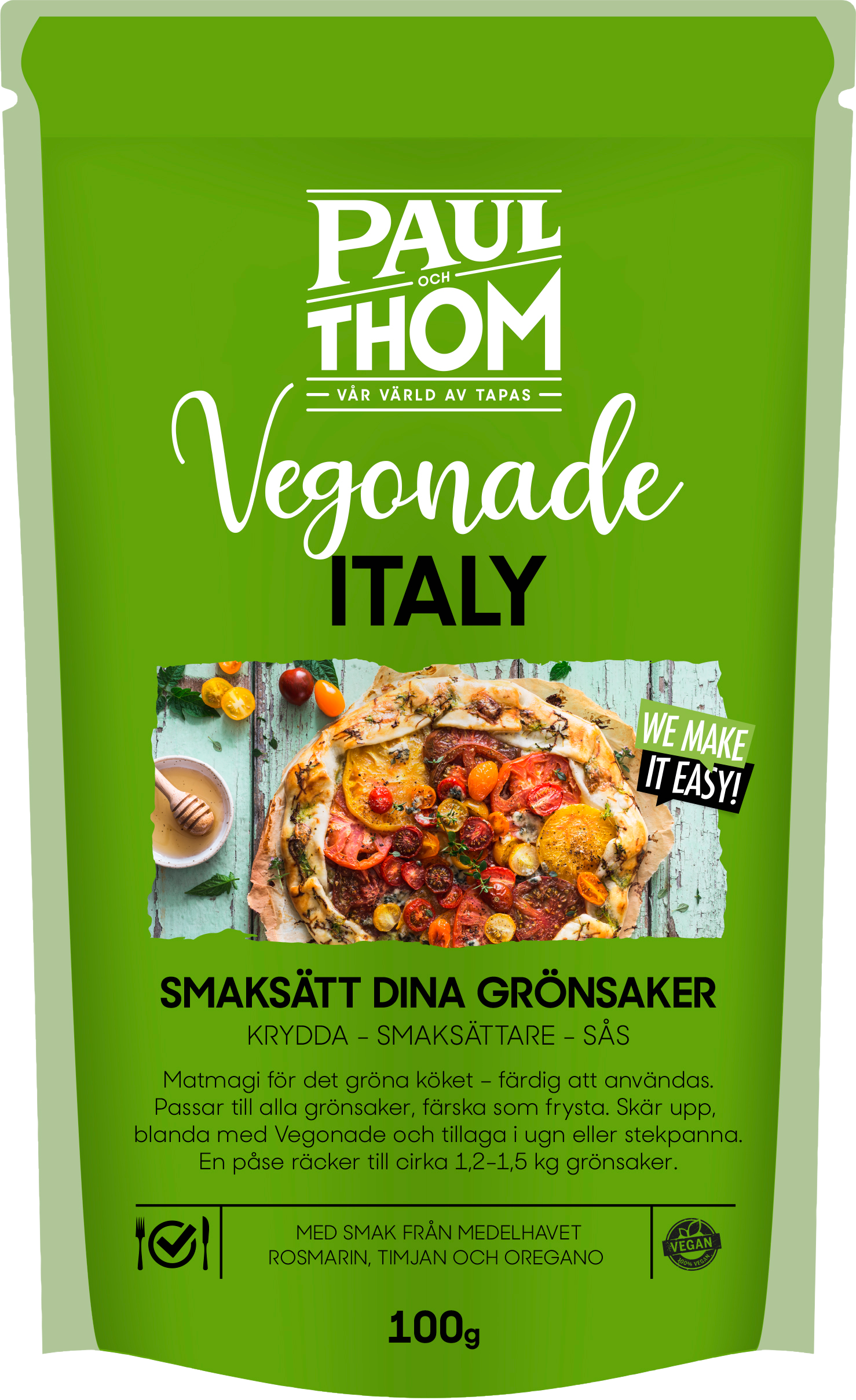 Grönsakskrydda Italy - 25% rabatt