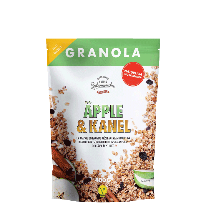 Granola Äpple & Kanel, 400 g