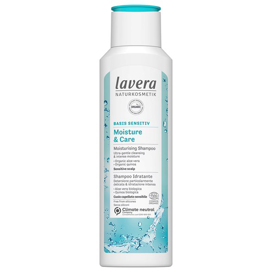 Lavera Basis Sensitiv Moisture & Care Shampoo, 250 ml