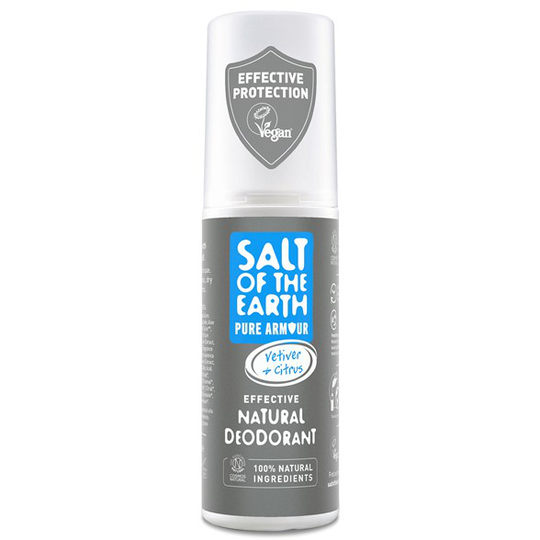 Salt of the Earth Pure Armour Natural Deodorant Spray, 100 ml