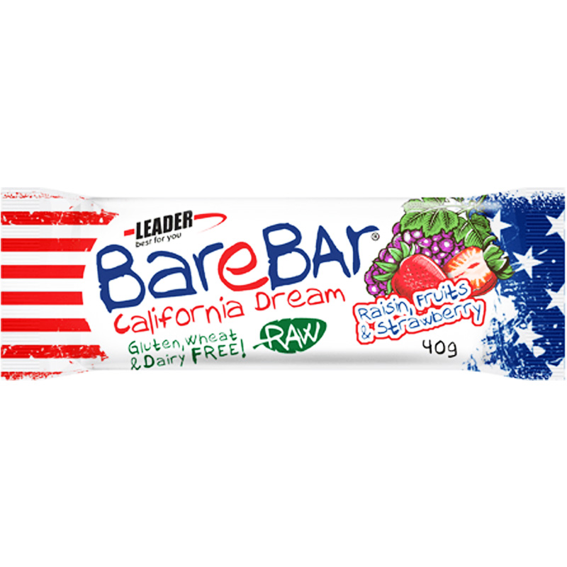 Dadelbar "Raisin, Fruit & Strawberry" 40g - 69% rabatt