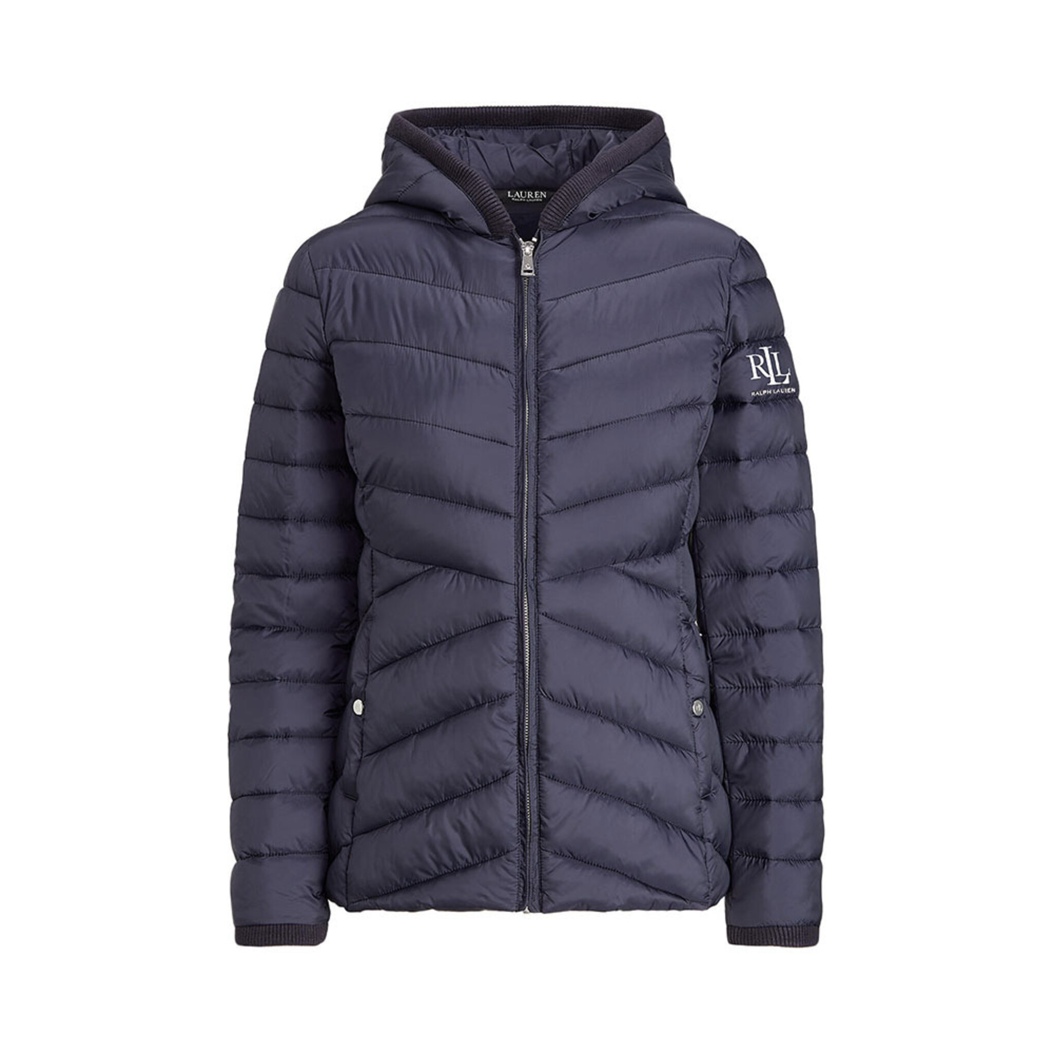 Insulated Quilted Hooded Jacket