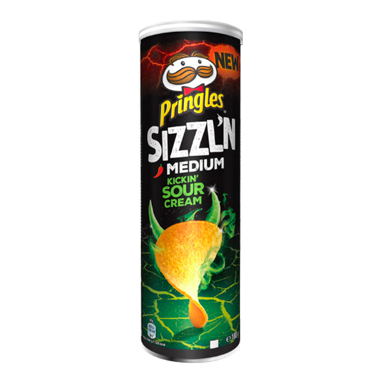 Pringles Sizzl'n Kickin Sourcream - 180 gram