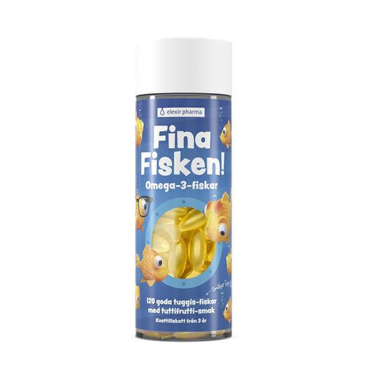 Elexir Pharma Fina Fisken 120 Tuggkapslar