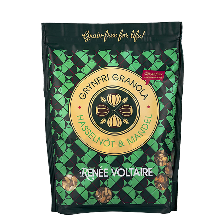 Grynfri Granola Hasselnöt & Mandel, 350 g