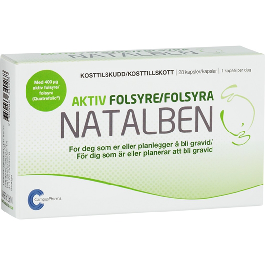 Natalben Aktiv Folsyra 28 kapslar