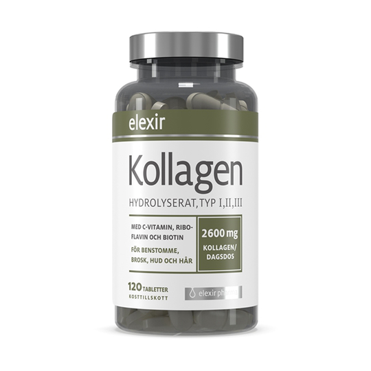 Elexir Pharma Kollagen Hydrolyserat 120 tabletter