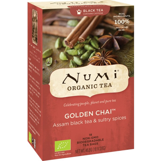 Numi Te Golden Chai 18 st