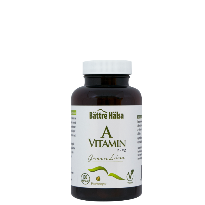 A-vitamin Green Line, 100 kapslar