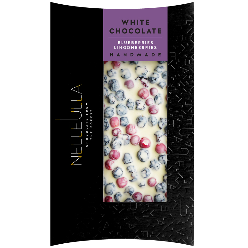 Vit Choklad Blåbär & Lingon 80g - 67% rabatt