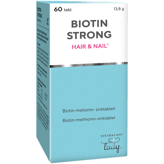 Vitabalans Lady Vitabalans Biotin Strong 60 tabletter