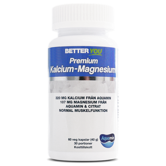 Better You Premium Kalcium-Magnesium 60 kapslar