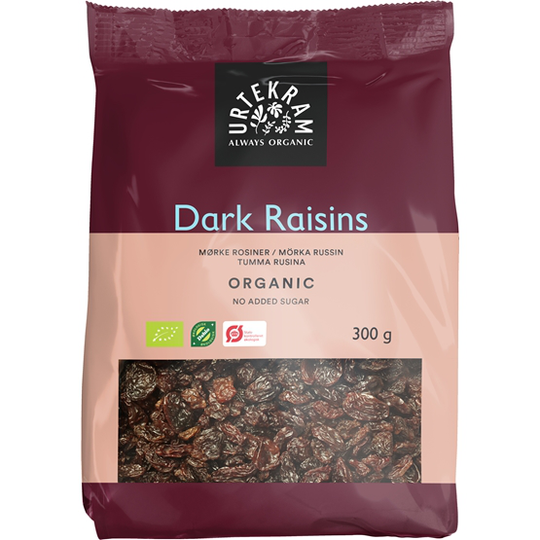 Urtekram Mörka russin EKO 300 g