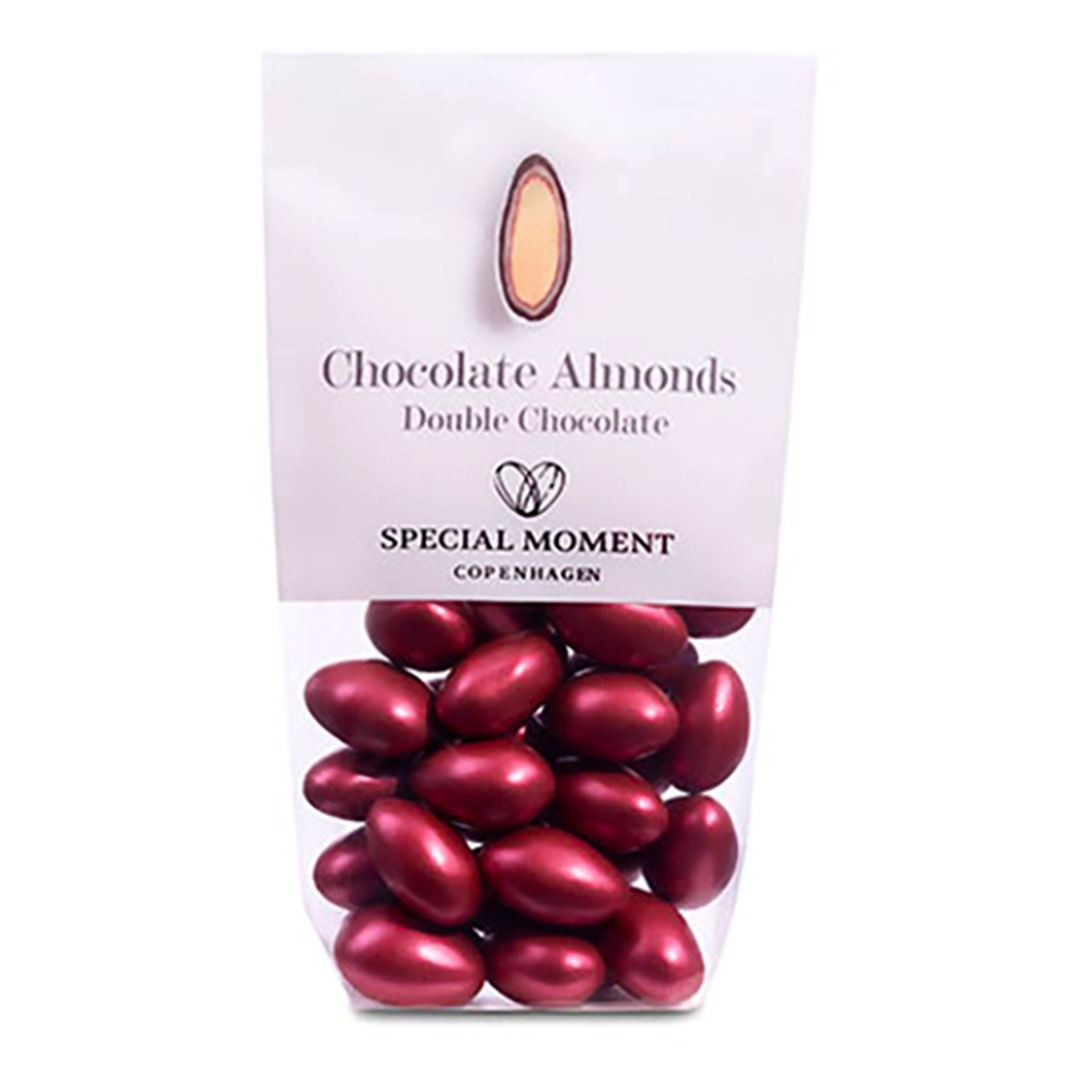Nuts 'N More Chokladmandlar Vinröd - 115 gram