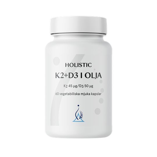 Holistic K2+D3 i olja 60 kapslar