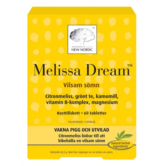 New Nordic Melissa Dream 60 tabletter