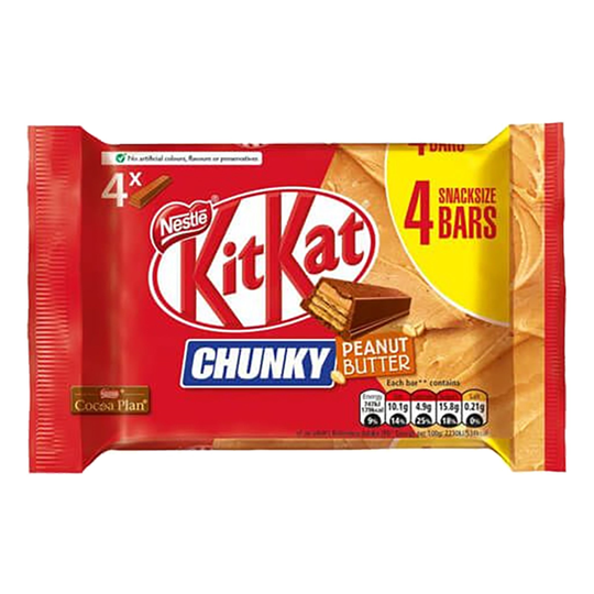 Kit Kat Chunky Peanut Butter - 4-pack