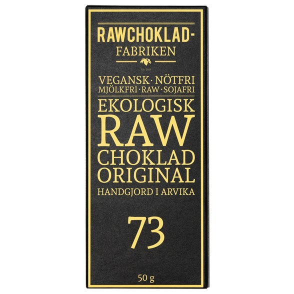 Rawchokladfabriken Ekologisk Rawchoklad Original 73%, 50 g