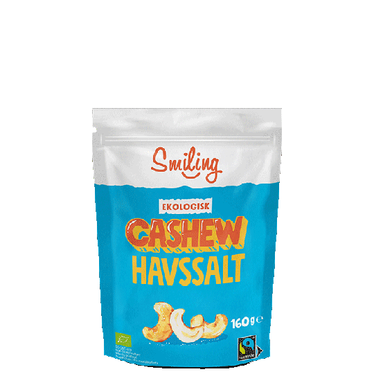 Smiling Cashewnötter, 150-160 g