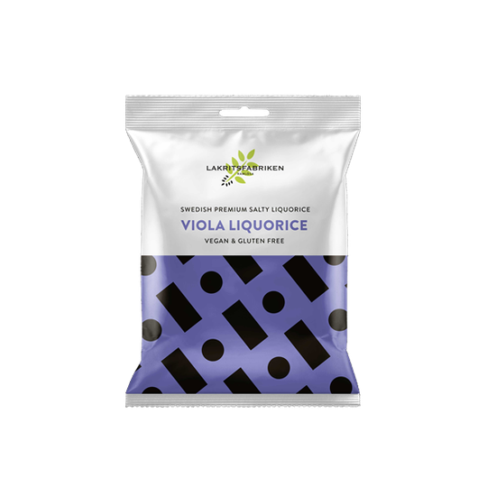 Lakritsfabriken Premium White Salty Viola 100 g
