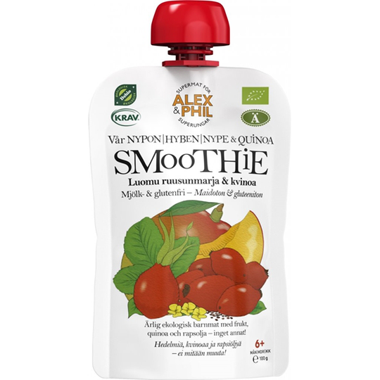 AlexΦl Ekologiska Nypon- & Quinoa Smoothie 5-pack