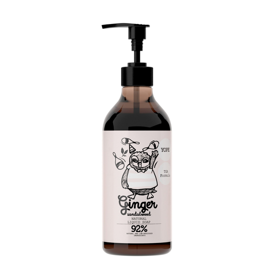 YOPE Natural hand soap with TGA formula Ginger & Sandalwood 500 ml