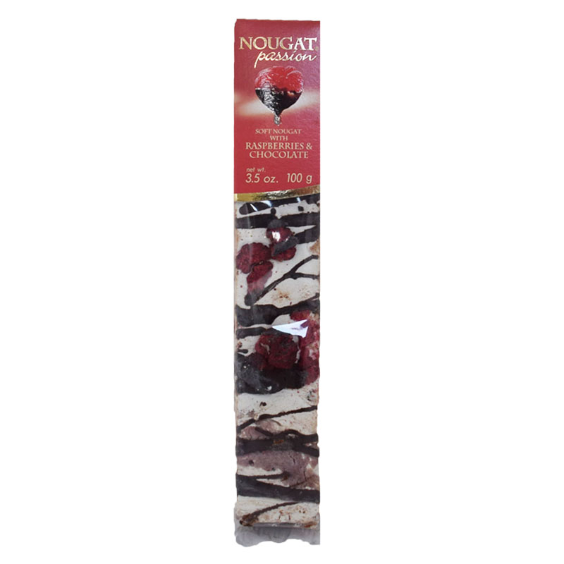 Soft Nougat "Raspberries & Chocolate" 100g - 60% rabatt