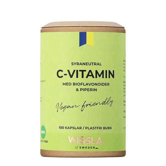 Wissla of Sweden Wissla C-vitamin med bioflavonoider& Piperin 90 tabletter