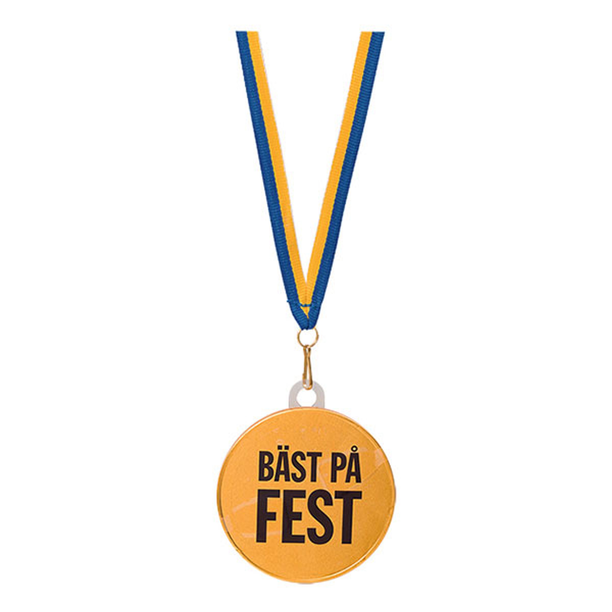 Chokladmedalj med Text - Bäst På Fest