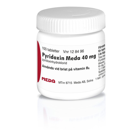 Pyridoxin Meda, tablett 40 mg 100 st