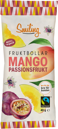 Smiling Fruktboll Mango/Passion 40 g