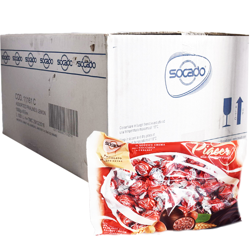 Hel Låda Praliner "Hazelnut Cream" 6kg - 66% rabatt