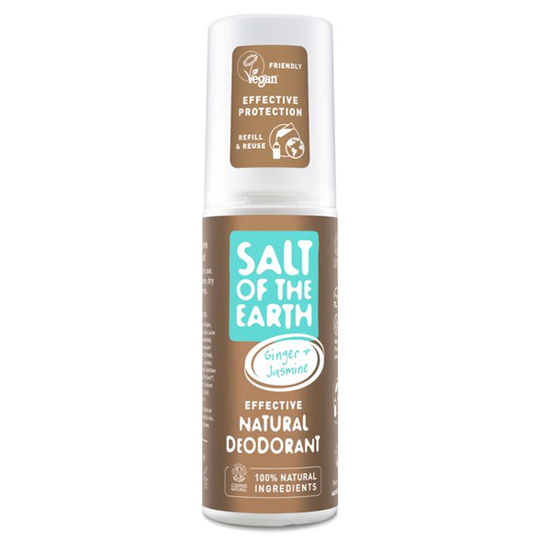 Salt of the Earth Ginger & Jasmine Natural Deodorant Spray 100 ml
