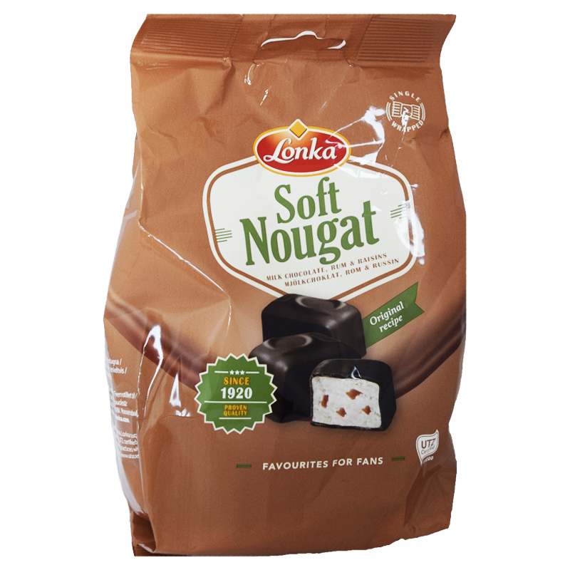 Nougat Mjölkchoklad Rom & Russin 132g - 83% rabatt