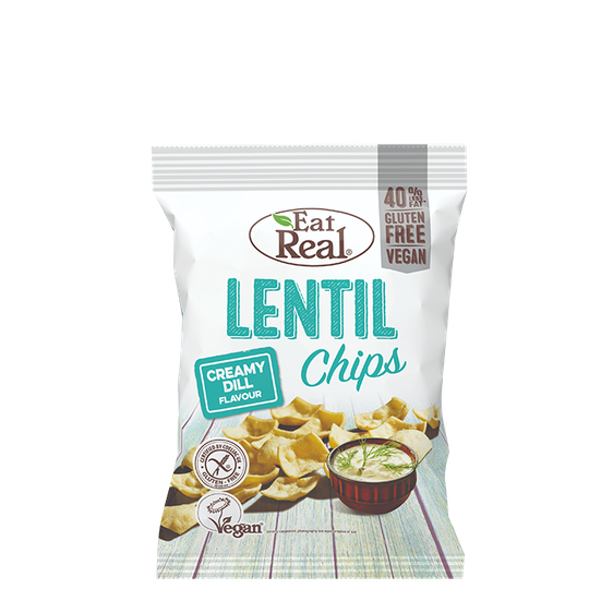 Lentil Chips Creamy Dill, 113 g